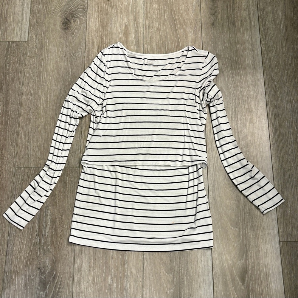 MOTHERHOOD MATERNITY SMALL long sleeve nursing top